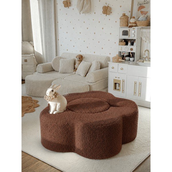 Brūns buklē putu rotaļu laukums (3 gab.) augstums 27 cm 88x90 cm – Meowbaby-image-3