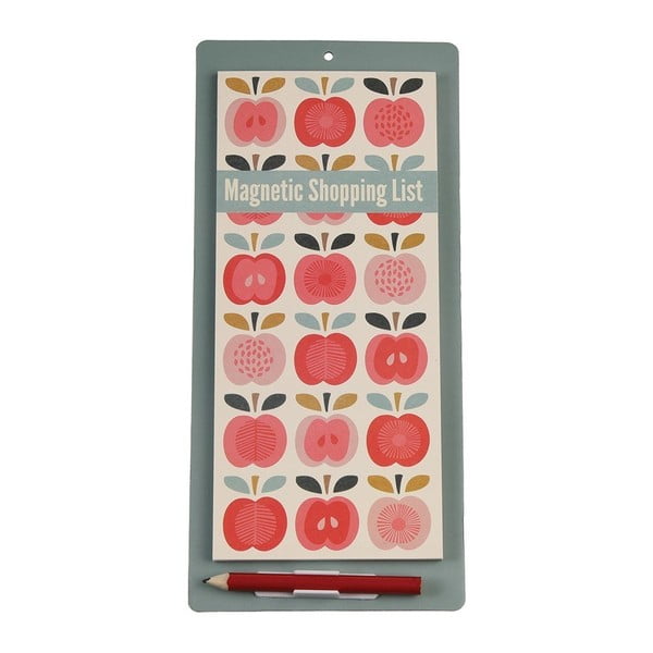 Rex London Vintage Apple magnētiskā iepirkumu saraksta paliktnis