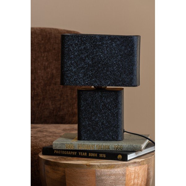 Melna metāla galda lampa (augstums 33 cm) Boaz Recto – Leitmotiv-image-1