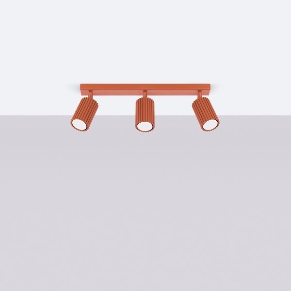 Ķieģeļu sarkana prožektora tipa lampa 6,5x45 cm Gleam – Sollux-image-4