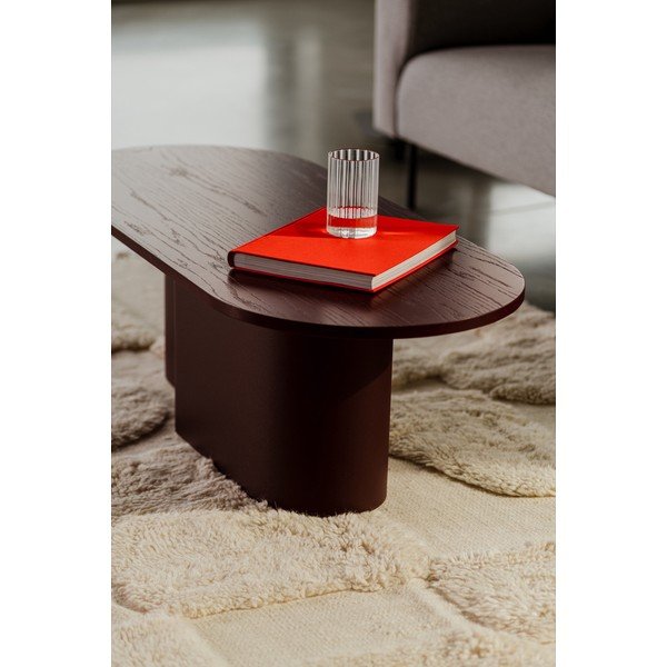 Bordo žurnālgaldiņš ar ozolkoka imitācijas galda virsmu 50x115 cm Looi – noo.ma-image-4