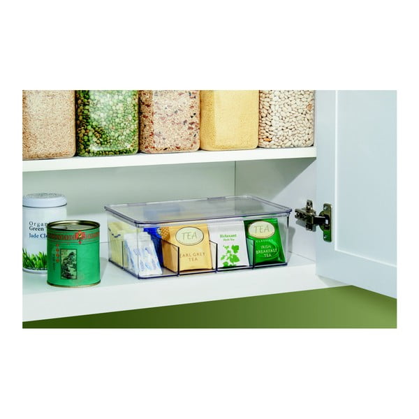 Kastīte tējas maisiņiem iDesign Binz Tea, 27,5 x 18,5 cm-image-2