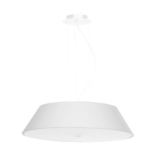 Balta piekaramā lampa ar stikla abažūru ø 60 cm Hektor – Nice Lamps