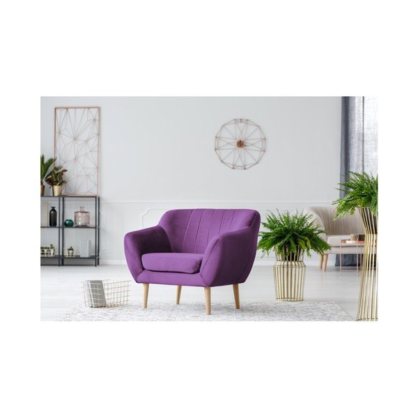 Violets atpūtas krēsls Mazzini Sofas Benito-image-3