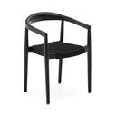 Melni pusdienu krēsli (4 gab.) Ydalia – Kave Home