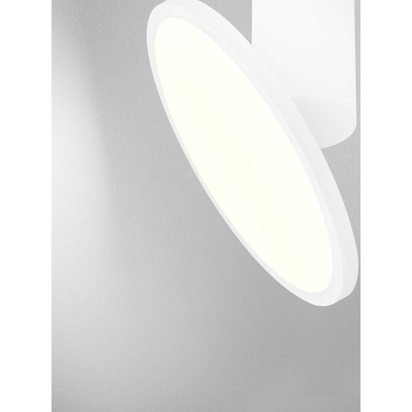 Matēti balta alumīnija LED griestu lampa ar saliekamu konstrukciju Ekei – Nova Luce-image-4