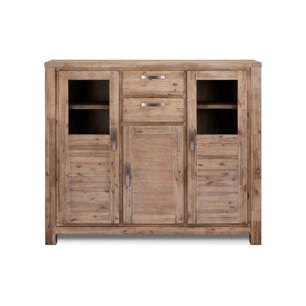 Kumode no akācijas koka Furnhouse Alaska-image-1