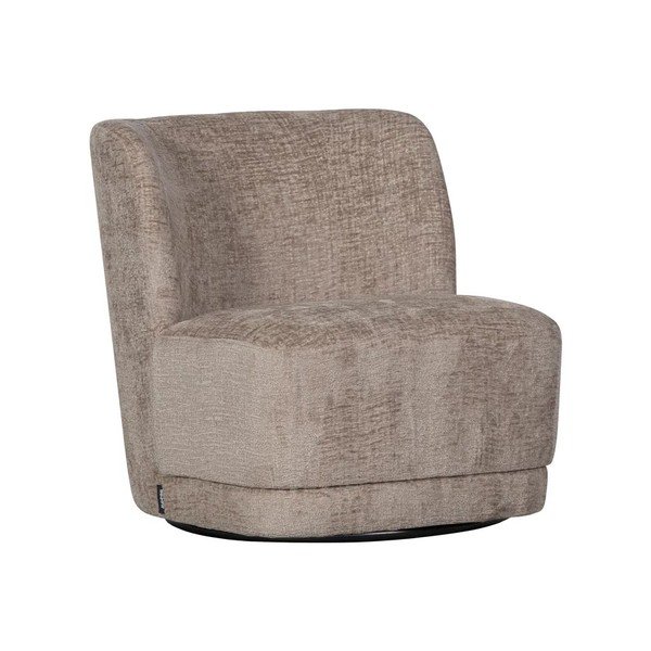 Gaiši brūns samta atpūtas krēsls Atty – WOOOD