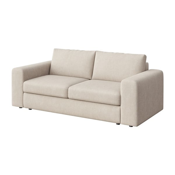 Bēšs samta dīvāns 218 cm Baga – Rodier-image-2