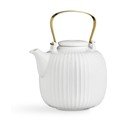 Balta porcelāna tējkanna Kähler Design Hammershoi, 1,2 l
