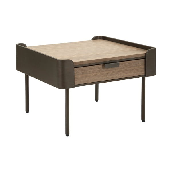 Brūns egles masīvkoka žurnālgaldiņš 60x60 cm Toronto – Mauro Ferretti-image-2