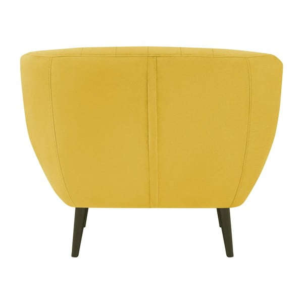 Dzeltens samta atpūtas krēsls Mazzini Sofas Toscane-image-4