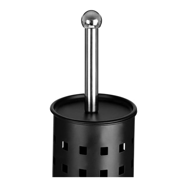 Matēti melna metāla tualetes birste Indy – Premier Housewares-image-4