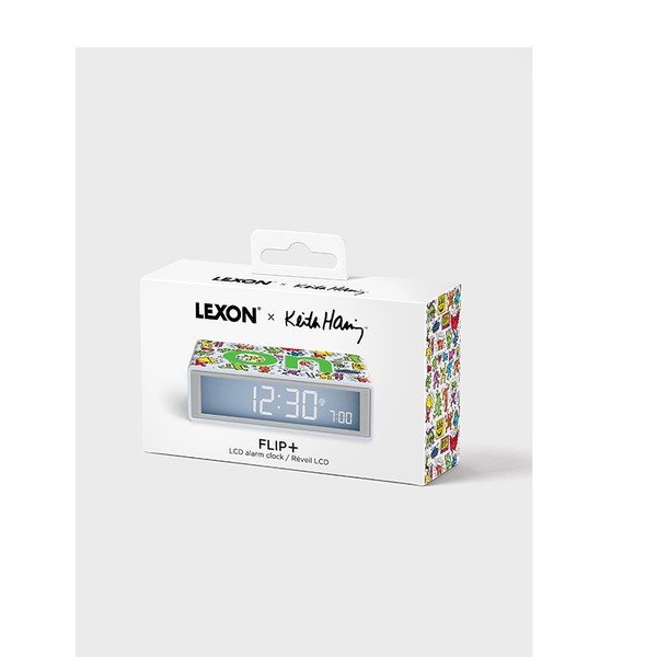 Digitāls/galda modinātājpulkstenis Flip+ Lexon x Keith Haring - Happy – Lexon-image-2