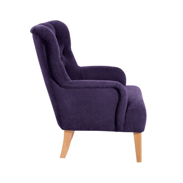 Violets atzveltnes krēsls Max Winzer Brandon-image-2