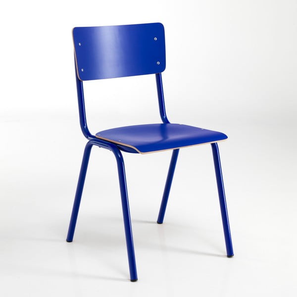 2 zilu Tomasucci skolas ēdamistabas krēslu komplekts