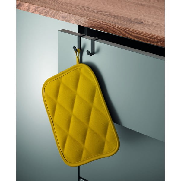 Melns piekarams dubultais āķis Metaltex Galileo Lava-image-1