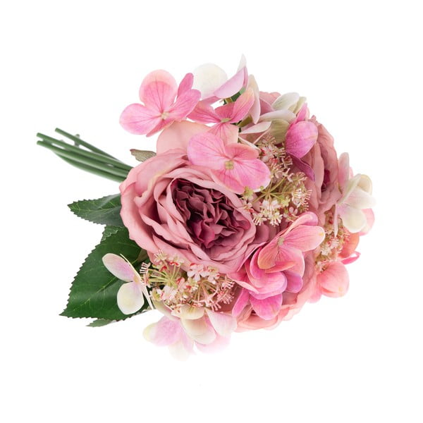 Mākslīgais dekoratīvais pušķis no hortenzijām un rozēm Dakls Pessa