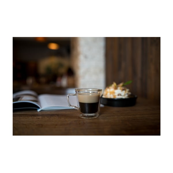 Espreso stikla krūzes ar dubultsienu (2 gab.) 80 ml Diva – Vialli Design-image-2