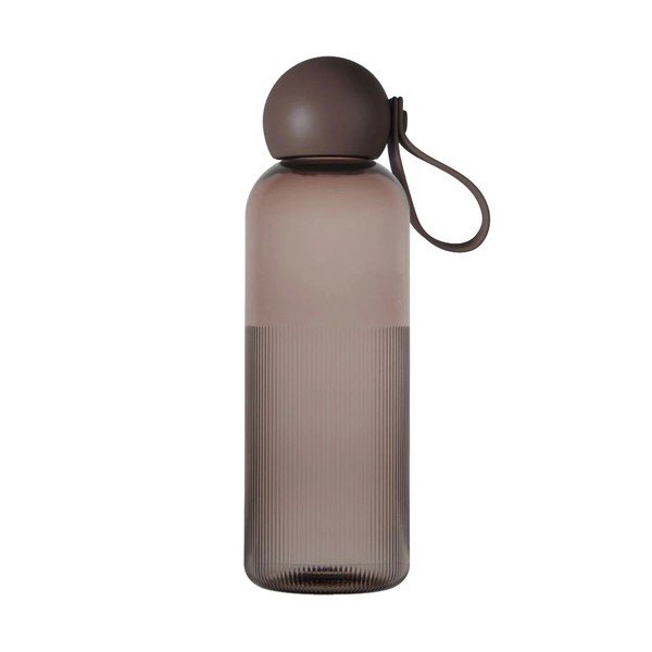Brūna pārstrādātas plastmasas pudele ceļojumiem 650 ml Tom – Sagaform