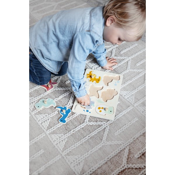 Koka reljefa puzle (gabalu skaits 6) Dinosaurs – Kindsgut-image-3