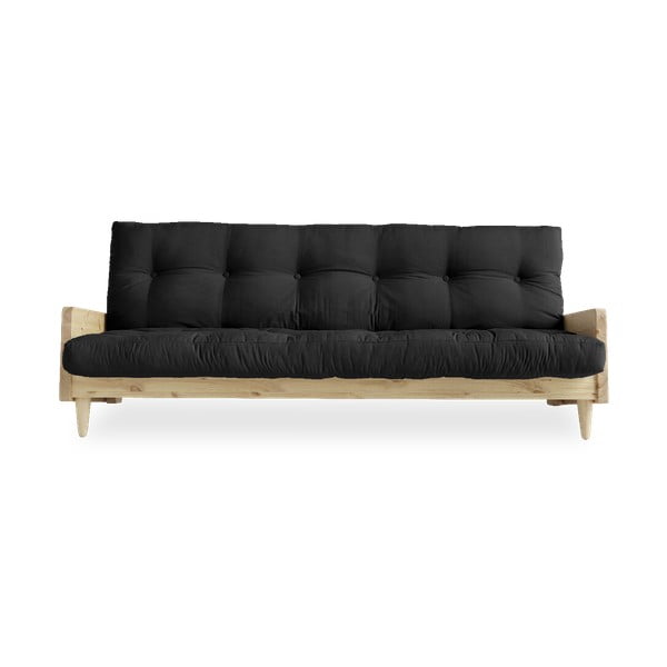 Izvelkamais dīvāns Karup Design Indie Natural Clear/Dark Grey