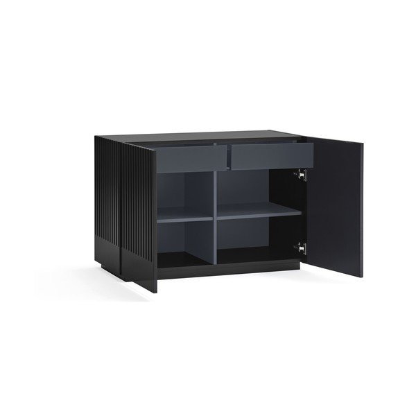 Melna zema kumode 100x70 cm Doric – Teulat-image-3