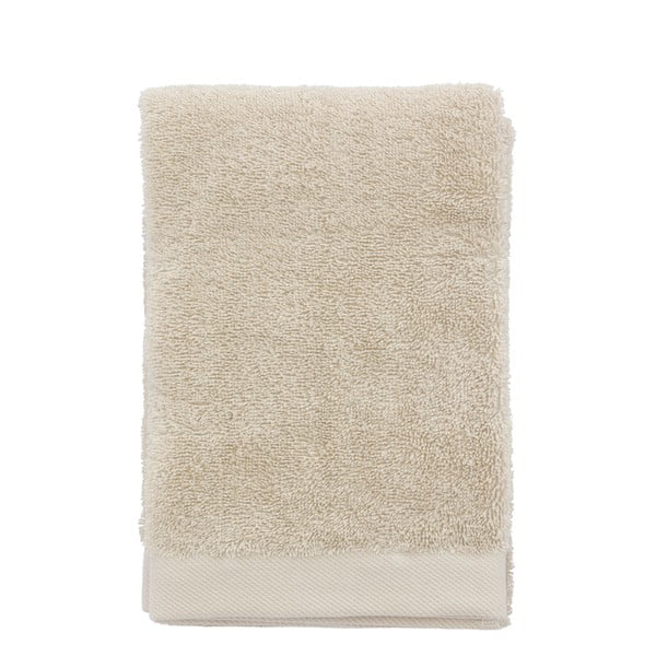 Bēšs frotē kokvilnas dvielis 50x100 cm Comfort – Södahl
