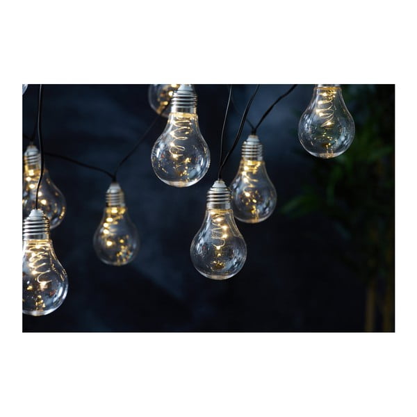 Balta LED lampiņu virtene, piemērota lietošanai arī ārtelpās Star Trading Glow, garums 1,9 m-image-2