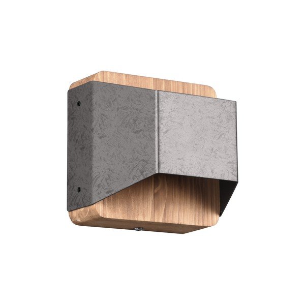 Pelēka LED sienas lampa ar regulējamu spilgtumu Arino – Trio-image-2