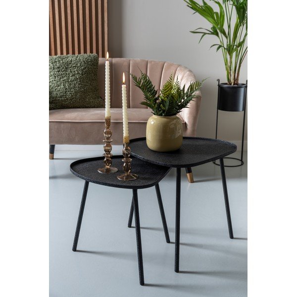 Metāla sānu galdiņš ø 44 cm  Boaz  – Leitmotiv-image-1