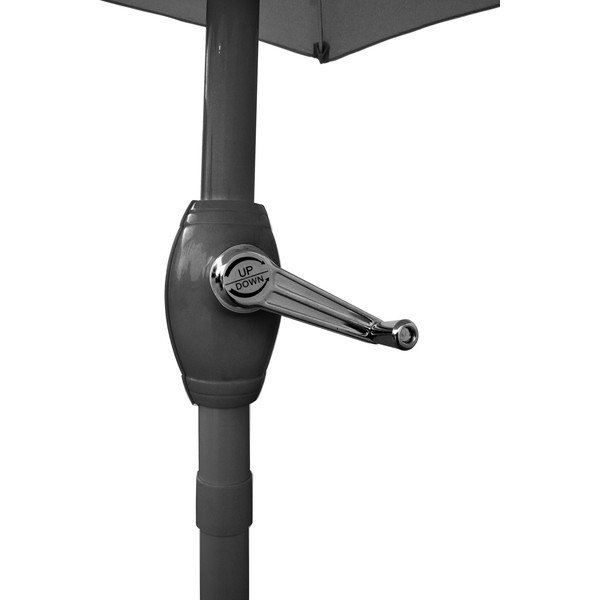 Pelēks saulessargs ø 230 cm – Happy Green-image-4