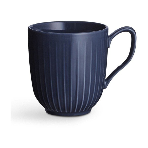 Tumši zila porcelāna krūze Kähler Design Hammershoi, 330 ml
