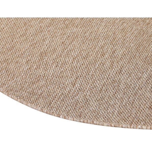 Bēšs apaļš āra paklājs ø 160 cm Vagabond™ – Narma-image-3