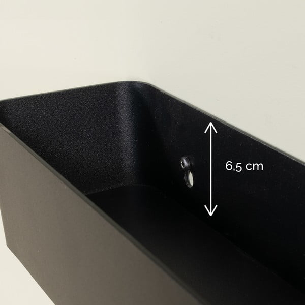 Pelēkbrūns tērauda sienas vannas istabas plaukts Multi – Spinder Design-image-4