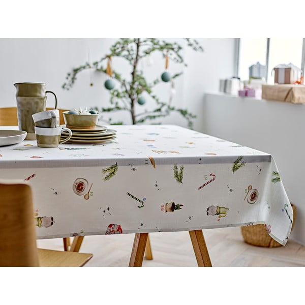 Kokvilnas galdauts ar Ziemassvētku motīvu 140x350 cm Christmas Days – Södahl-image-1