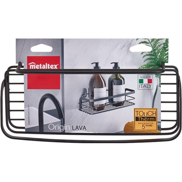 Melns vannas istabas plaukts Metaltex Origin Lava-image-2