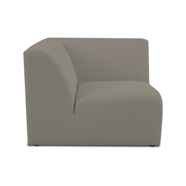 Gaiši brūns modulārais dīvāns no buklē auduma (ar maināmu stūri) Roxy – Scandic