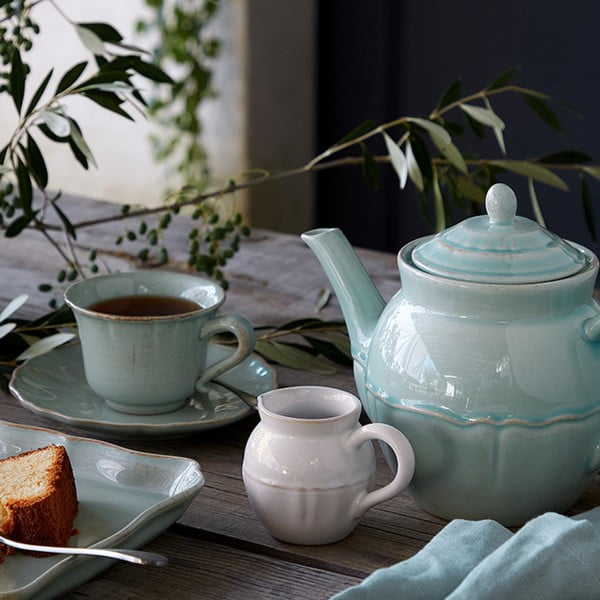 Zila/tirkīzzila māla tējkanna 1,35 l Alentejo – Costa Nova-image-1