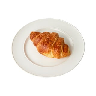 Balts porcelāna šķīvis Mikasa Ridget, ø 22 cm