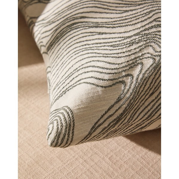 Kokvilnas spilvendrāna 50x50 cm Ondara – Kave Home-image-2