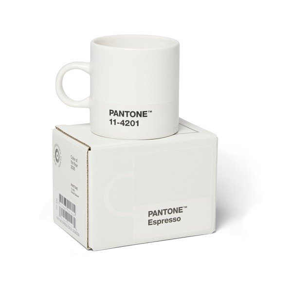 Balta keramikas espreso tasīte 120 ml Cloud Dancer - Pantone-image-2