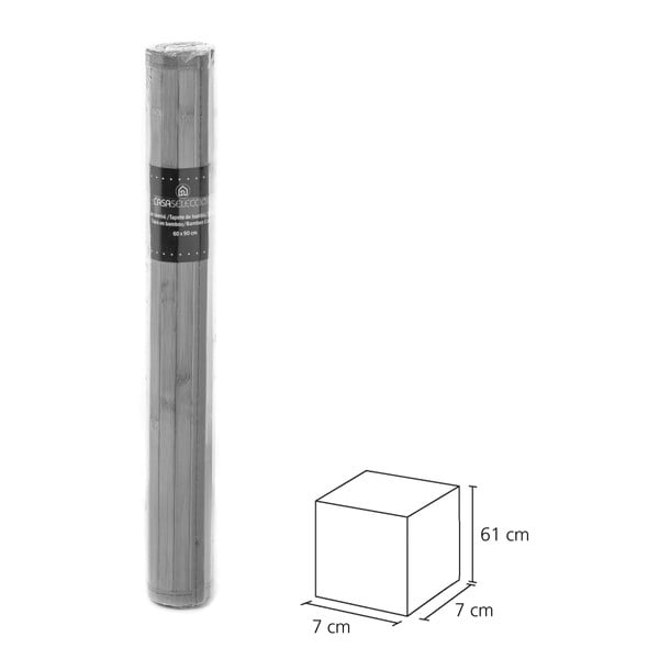 Zaļš/pelēks bambusa paklājs 60x90 cm – Casa Selección-image-3