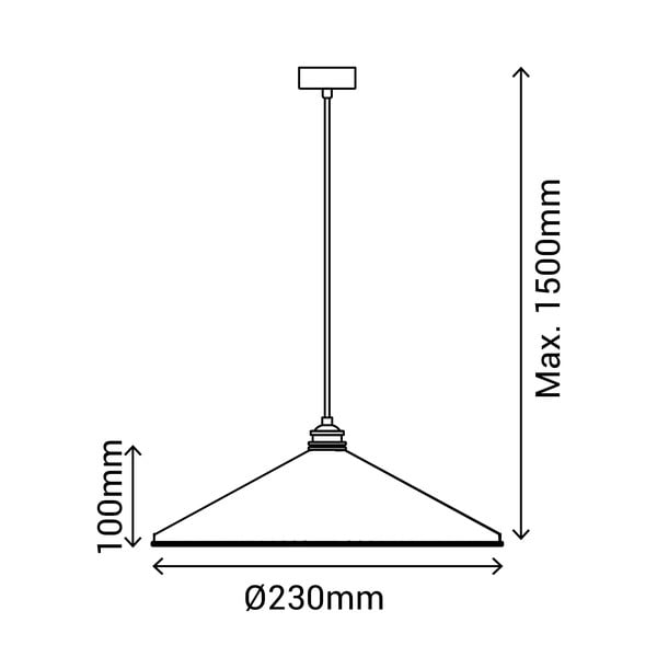 Balts piekaramais gaismeklis SULION Elena, augstums 150 cm-image-4