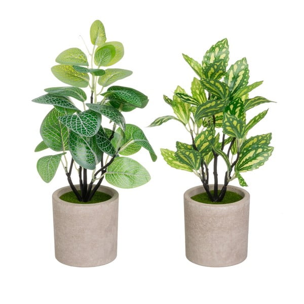 Mākslīgie augi (2 gab.) (augstums 28 cm) – Casa Selección