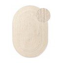 Gaiša dabīga toņa divpusējs/ar rokām darināts džutas paklājs 160x230 cm Braided – Hanse Home