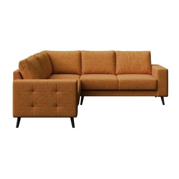 Oranžs stūra dīvāns (ar maināmu stūri) Fynn – Ghado
