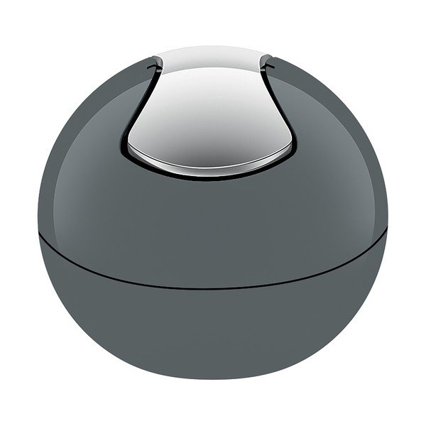 Tumši pelēka plastmasas atkritumu tvertne 1 l   Bowl – Spirella