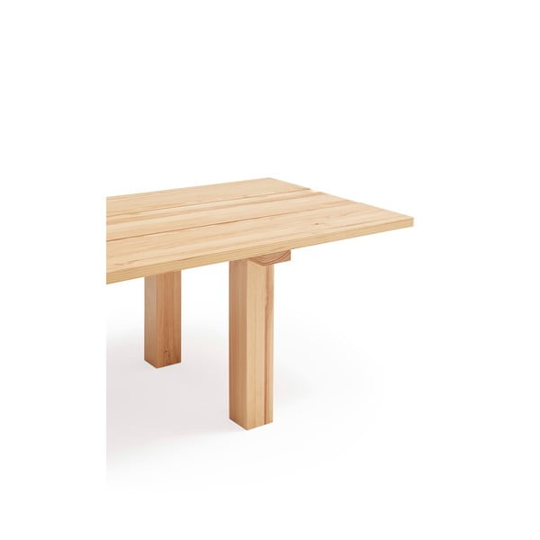 Ēdamgalds ar priedes masīvkoka galda virsmu 100x180 cm Banda – Teulat-image-4