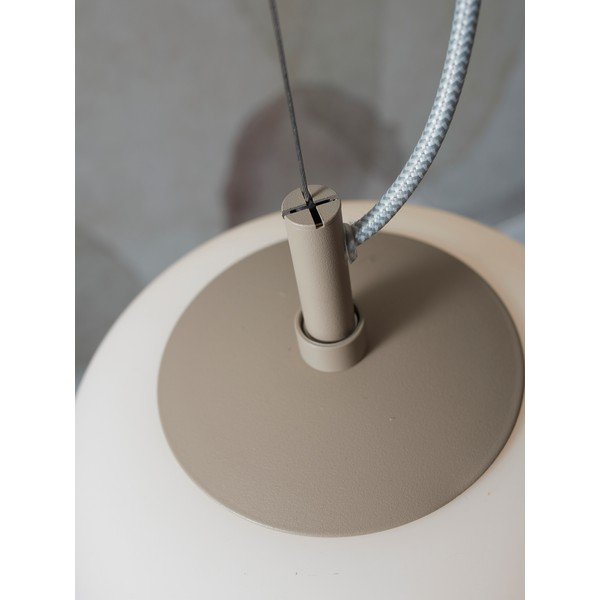Krēmkrāsas piekaramā lampa ar stikla abažūru ø 25 cm Sapporo – it's about RoMi-image-4